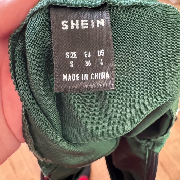 Emerald Green Strapless Bodysuit - Picture 7 of 8